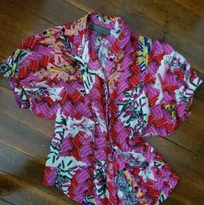 ZAC Posen puffy sleeve top